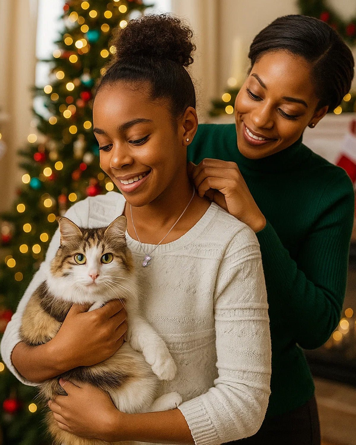 cat lover gift necklace