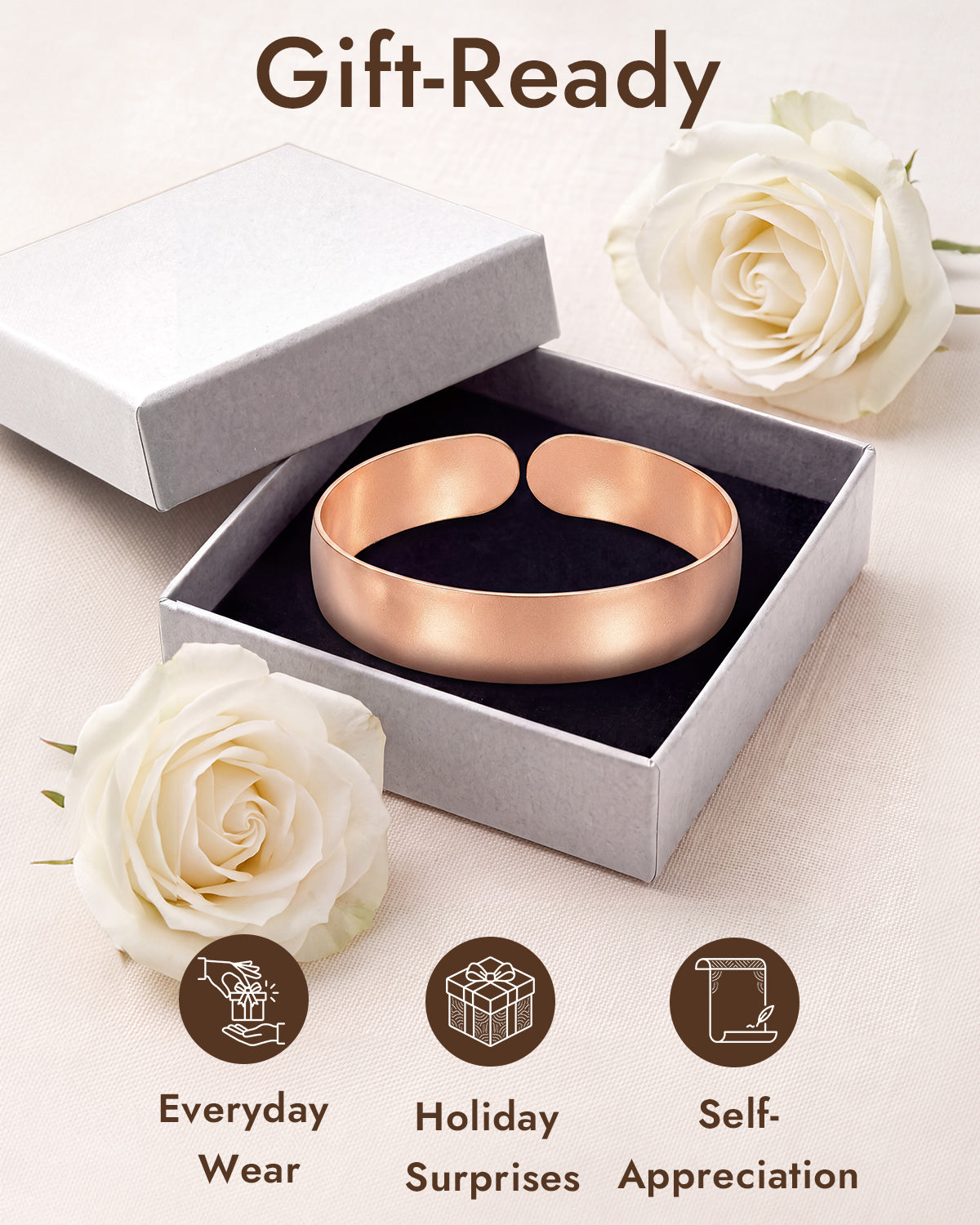 100% pure copper cuff bracelet