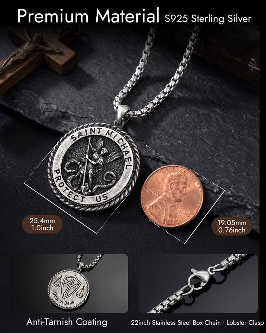 Saint Michael necklace