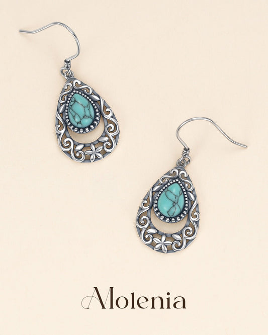 sterling silver boho earrings