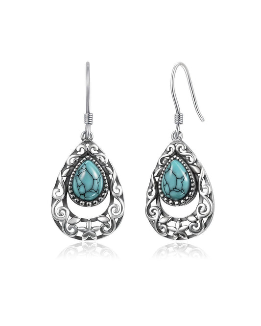 bohemian turquoise earrings