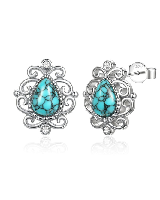 bohemian turquoise earrings
