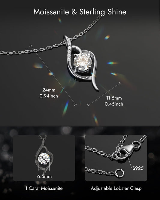 moissanite necklace