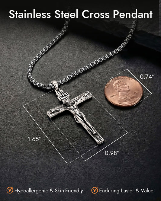 jesus cross necklace