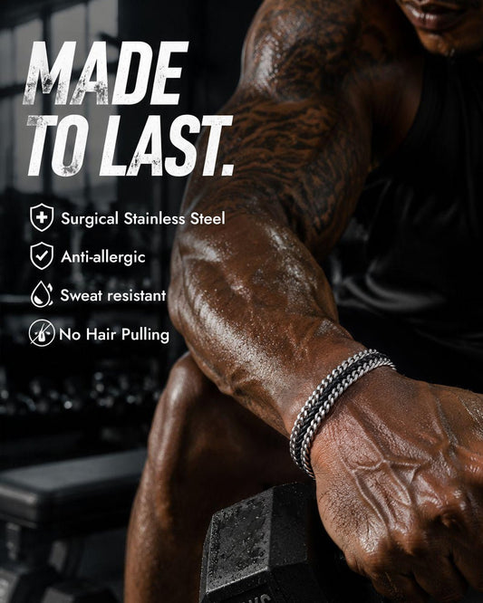 men's leather band bracelet