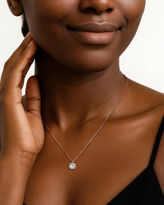moissanite pendant for women
