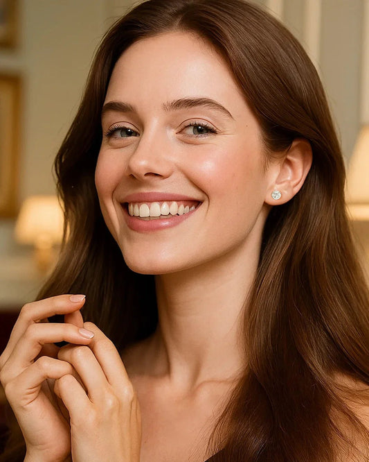 moissanite earrings for women