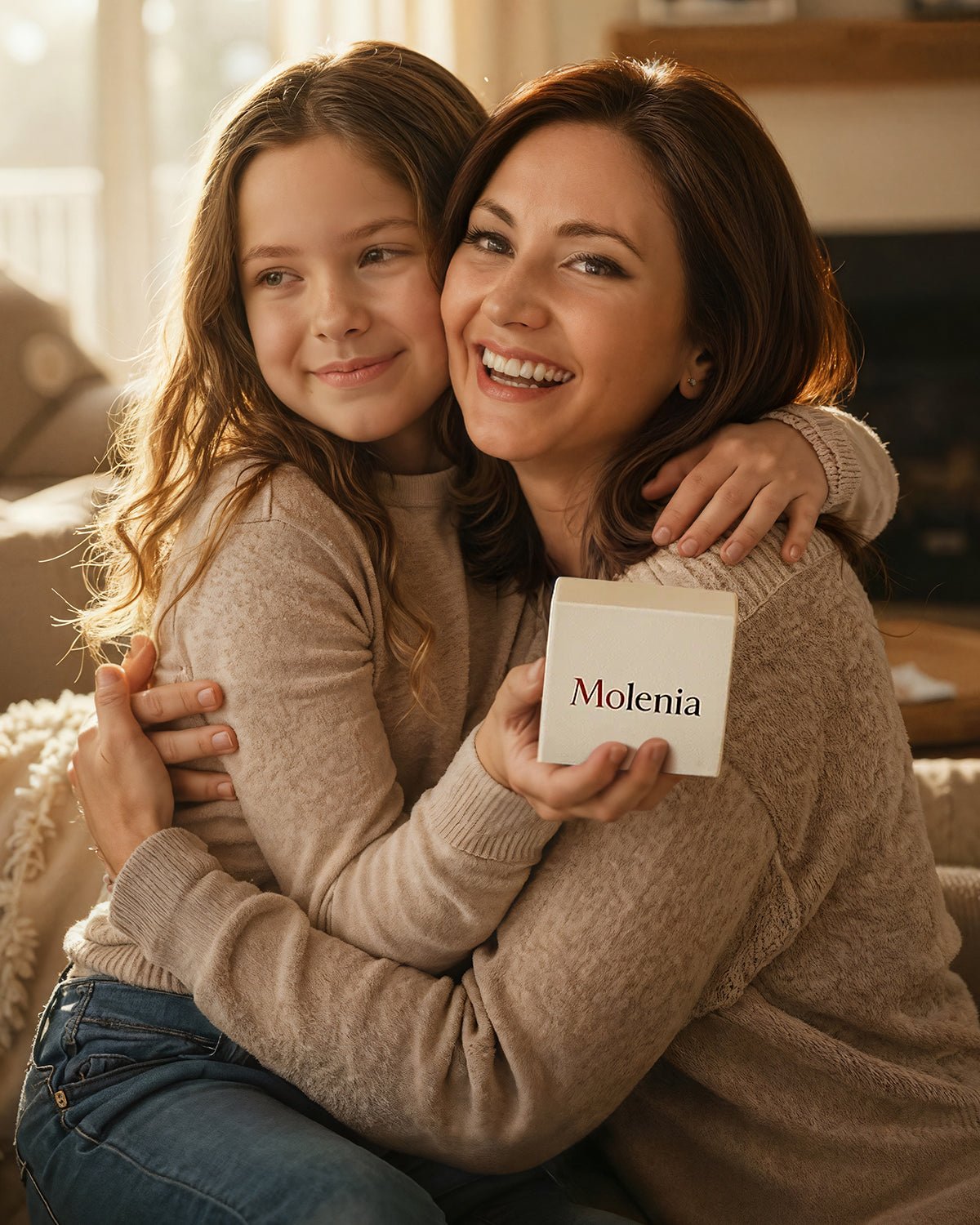mom and daughter necklace