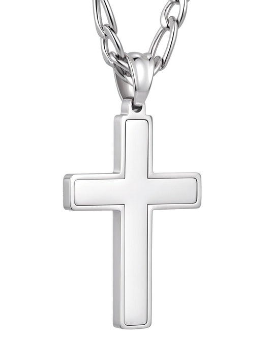 mens cross necklace