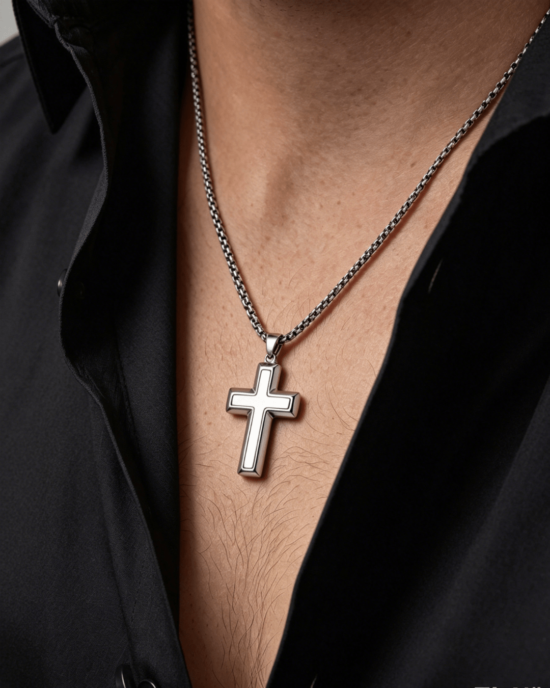 men's cross necklace