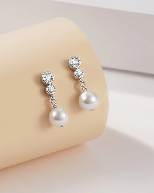 pearl earrings