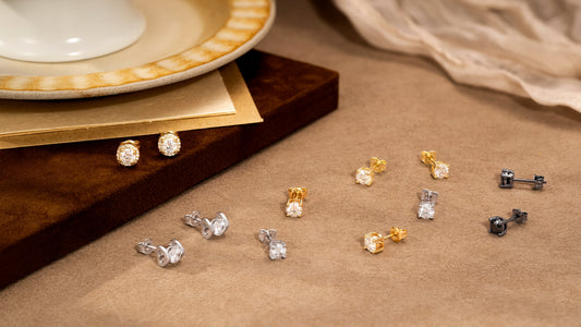 moissanite earrings