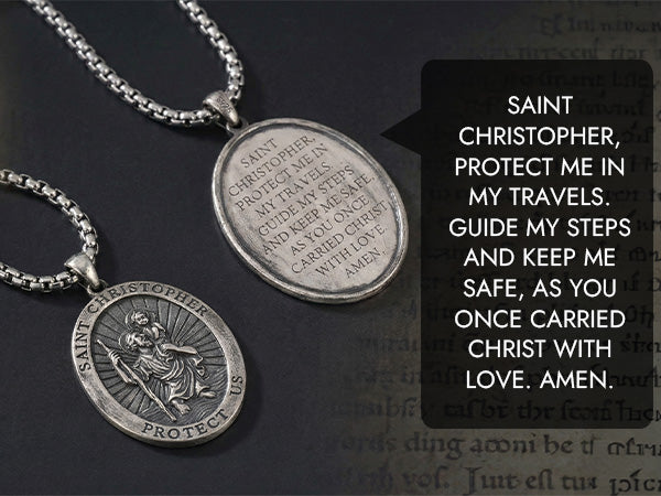 st christopher necklace​