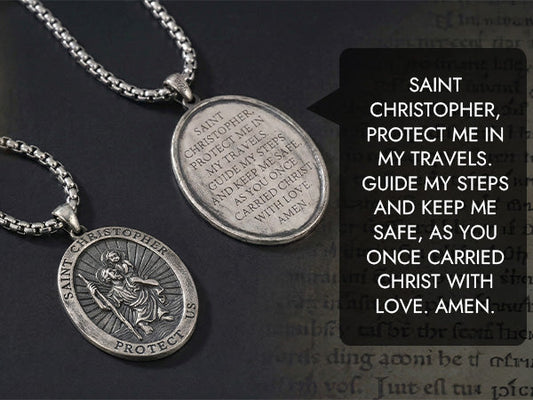 st christopher necklace​