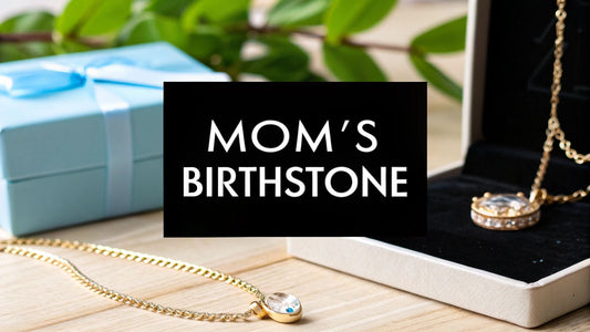 birthstone necklace for mom