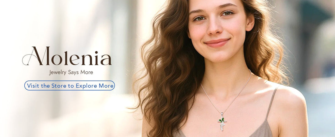 birthstone cross necklace