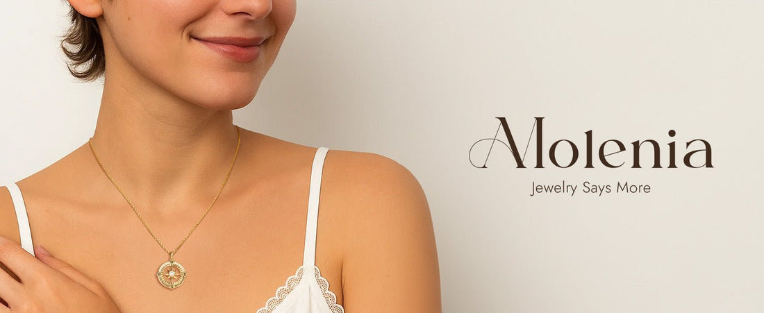 Compass Necklace: A Meaningful Gift for Life’s Journey - Molenia Jewelry