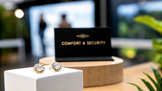 Earrings with a Flat Back: The Perfect Comfort & Security - Molenia Jewelry