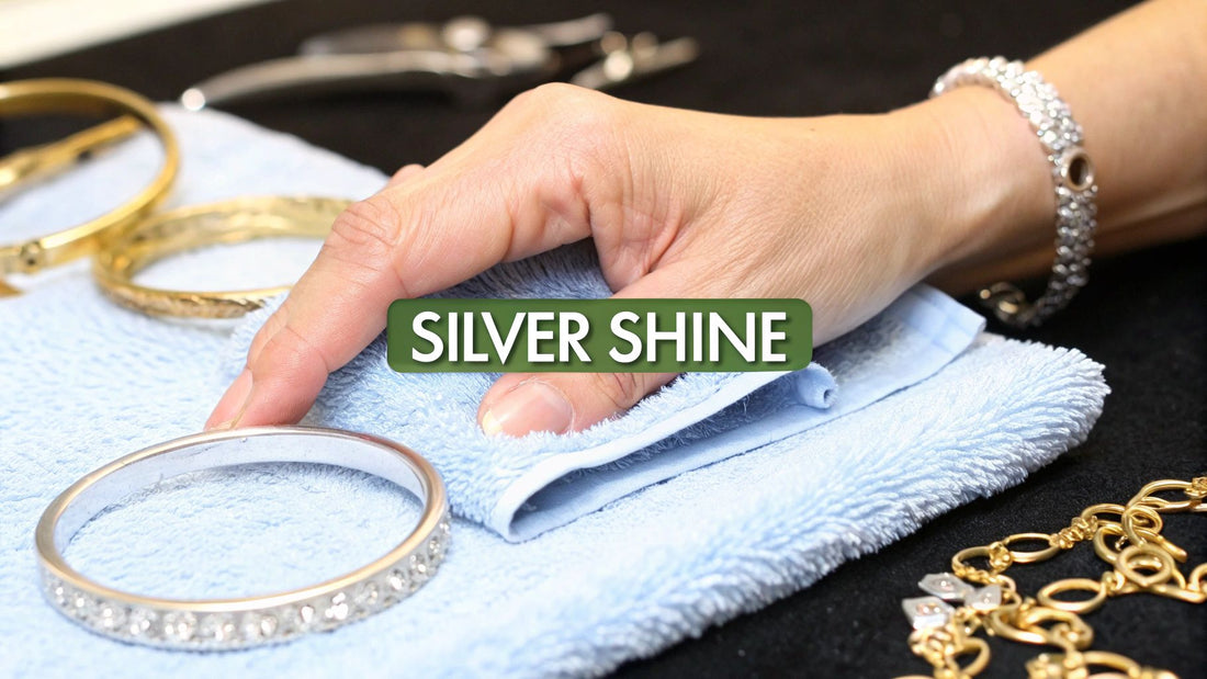 How to Use a Silver Polishing Cloth for Brilliant Jewelry