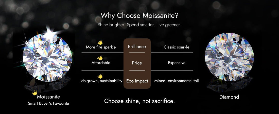 Moissanite vs Cubic Zirconia vs Diamond: What’s the Real Difference? - Molenia Jewelry