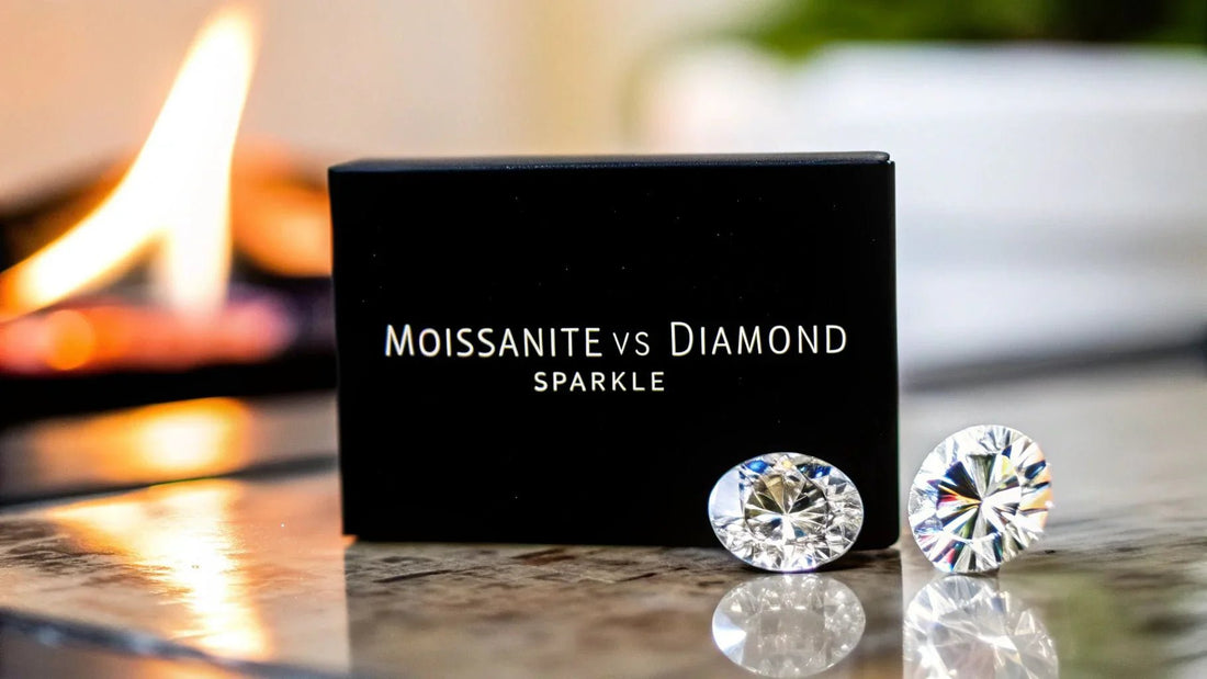 Moissanite vs Diamond Sparkle A Complete Guide - Molenia Jewelry