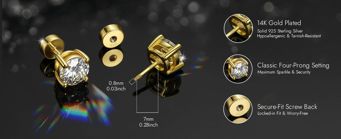 Screw Back Earrings Guide - Molenia Jewelry