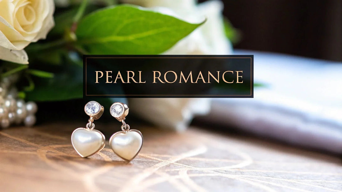 Shop Heart-Shaped Pearl Earrings: A Love Story - Molenia Jewelry