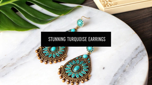Stunning Turquoise Dangle Earrings | Shop Gorgeous Styles