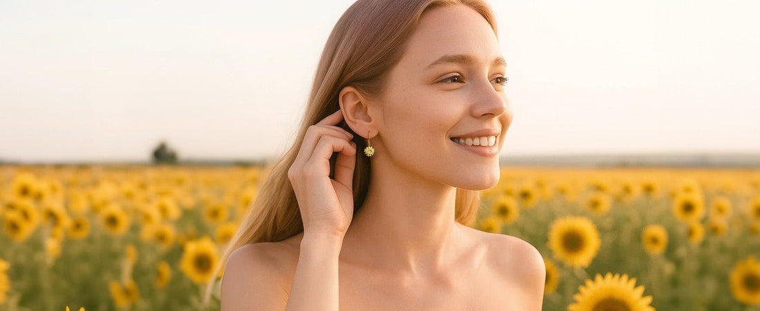 sunflower jewelry