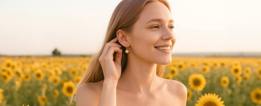 sunflower jewelry