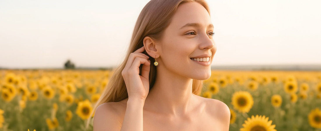 sunflower jewelry