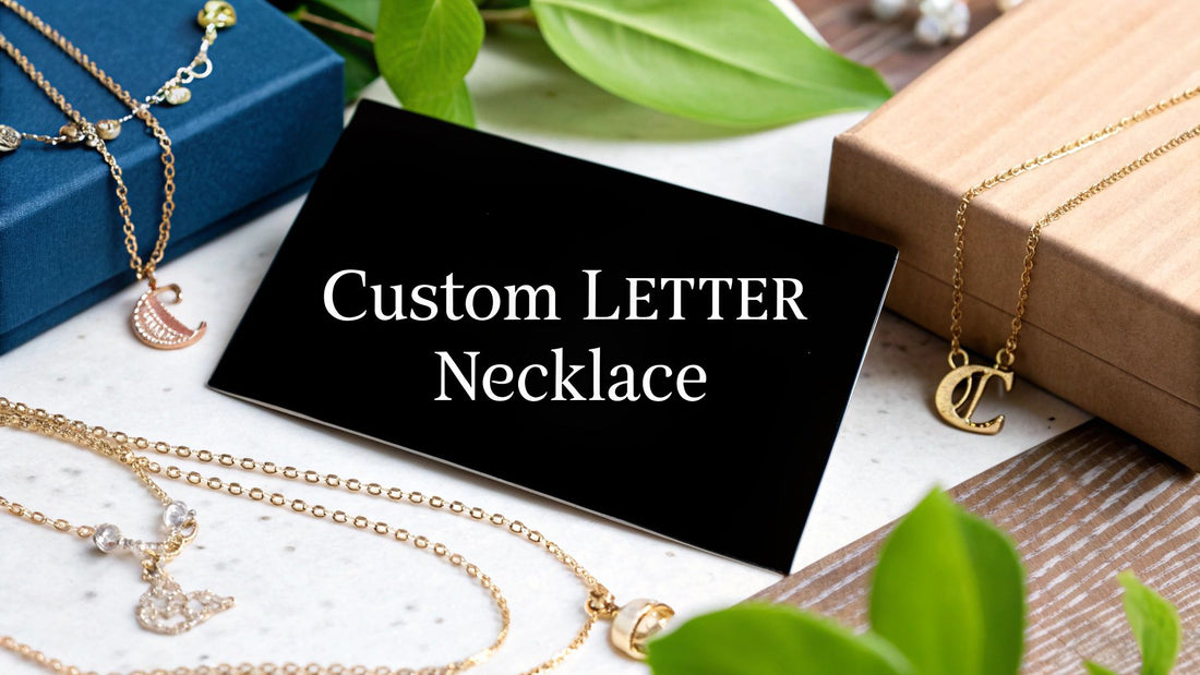 Your Guide to Custom Letter Necklace Styles