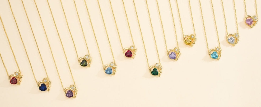 birth flower necklace