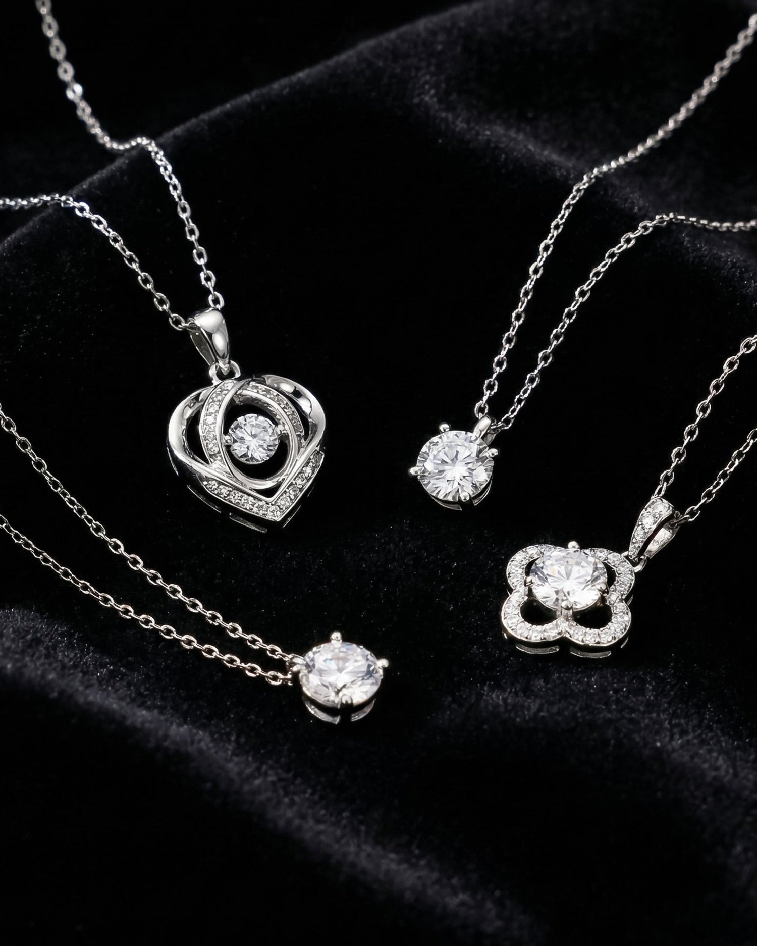 moissanite necklace