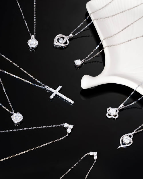 moissanite necklace