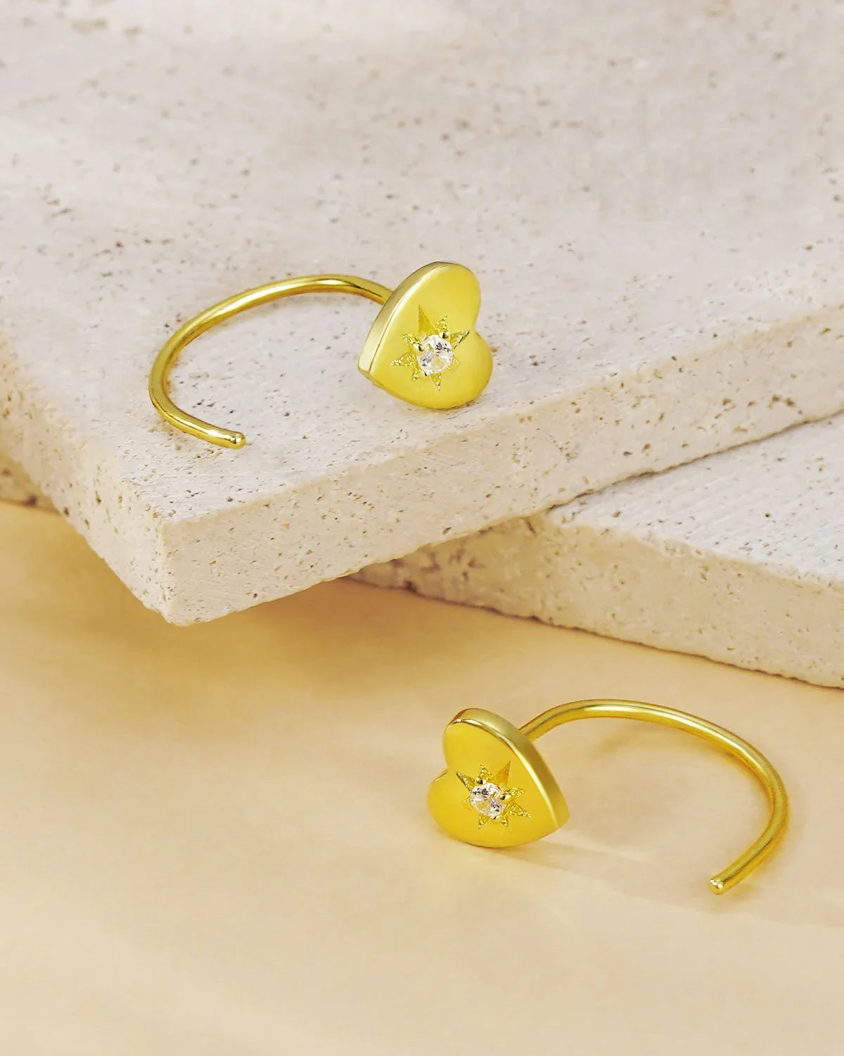 heart earrings