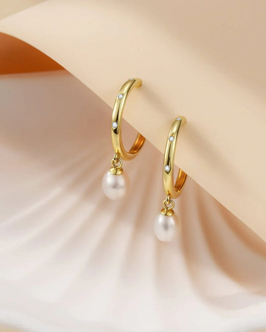 pearl earrings