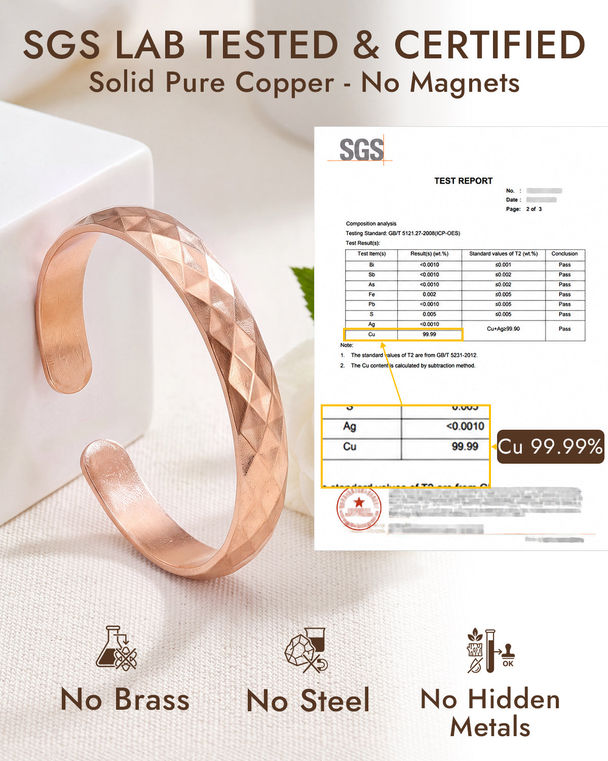 copper bracelet