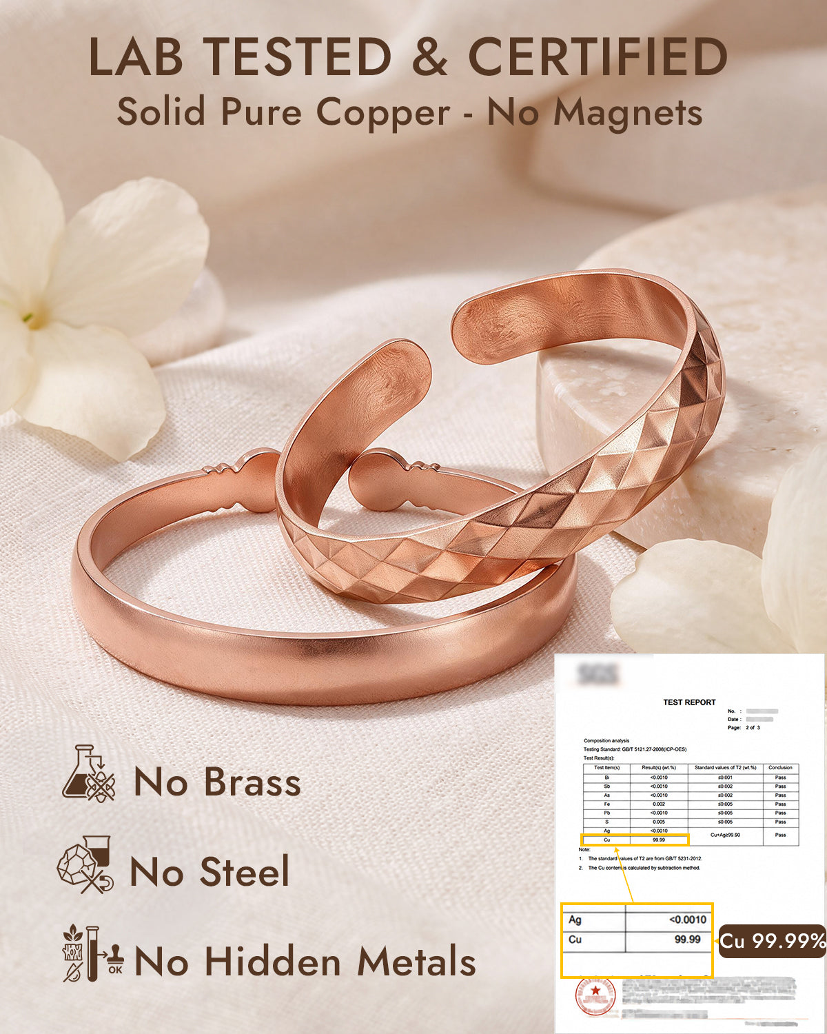copper bracelet for women