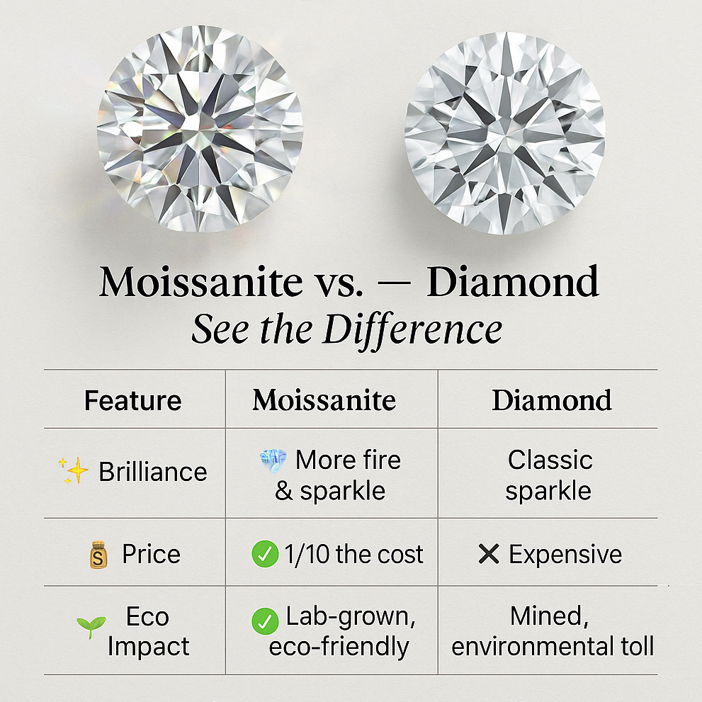 moissanite vs diamond