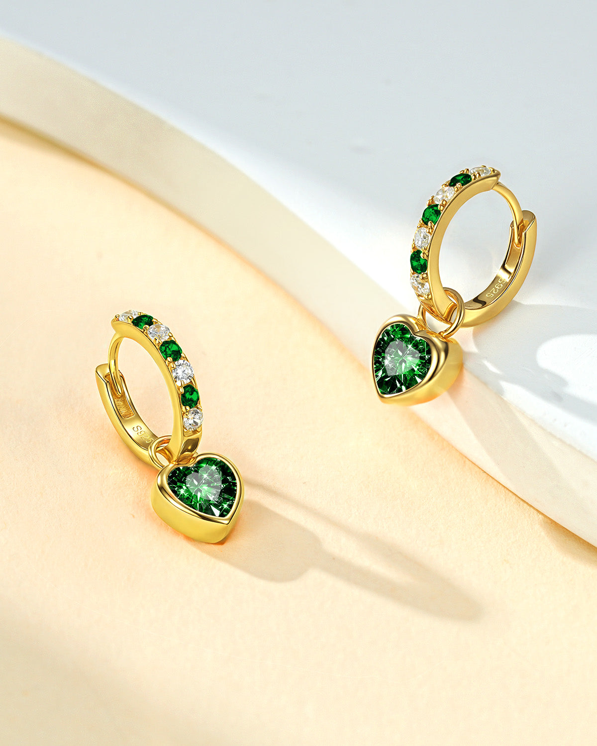 emerald earrings