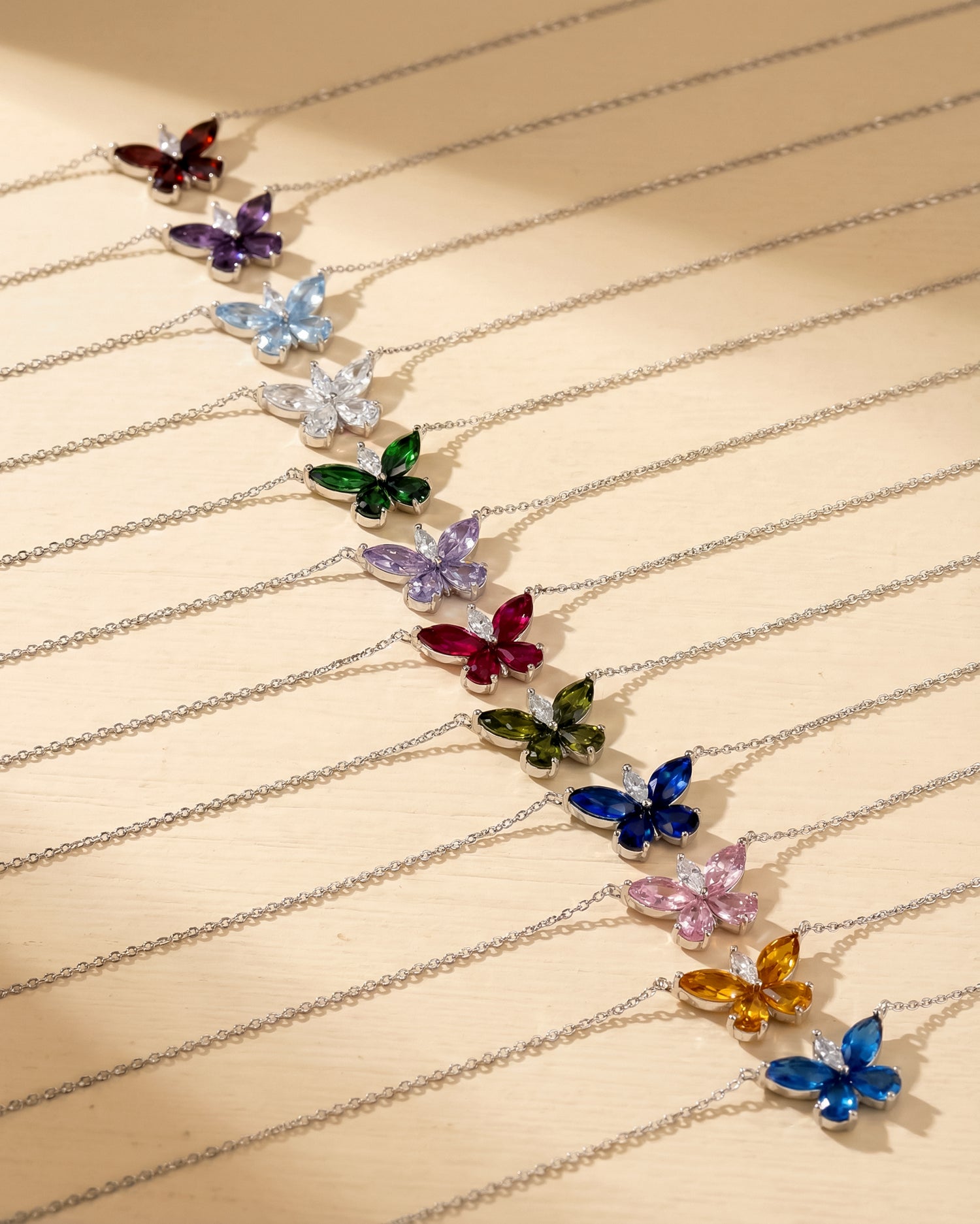 birthstone necklace for mom