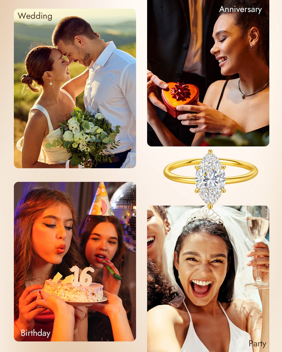 engagement moissanite ring