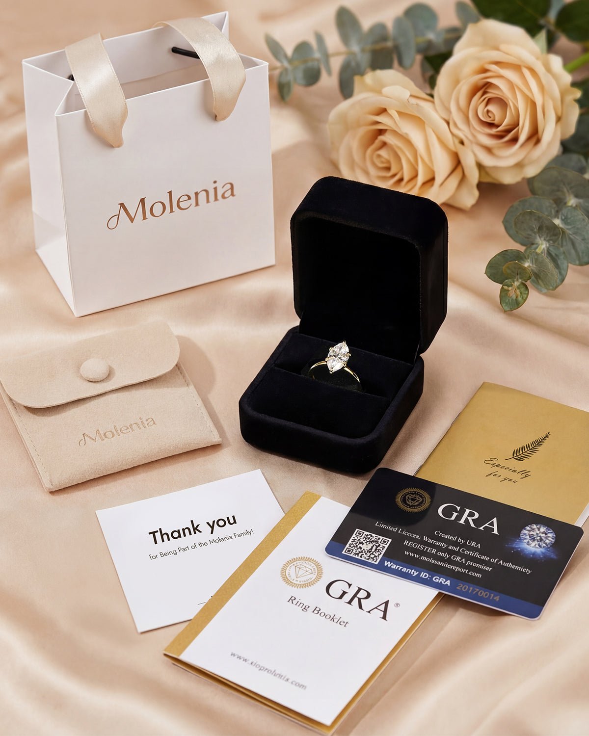 engagement moissanite ring