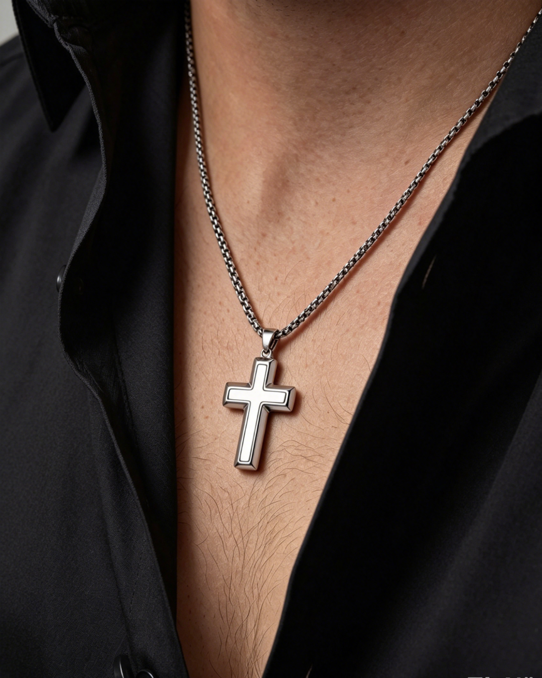 men's cross necklace