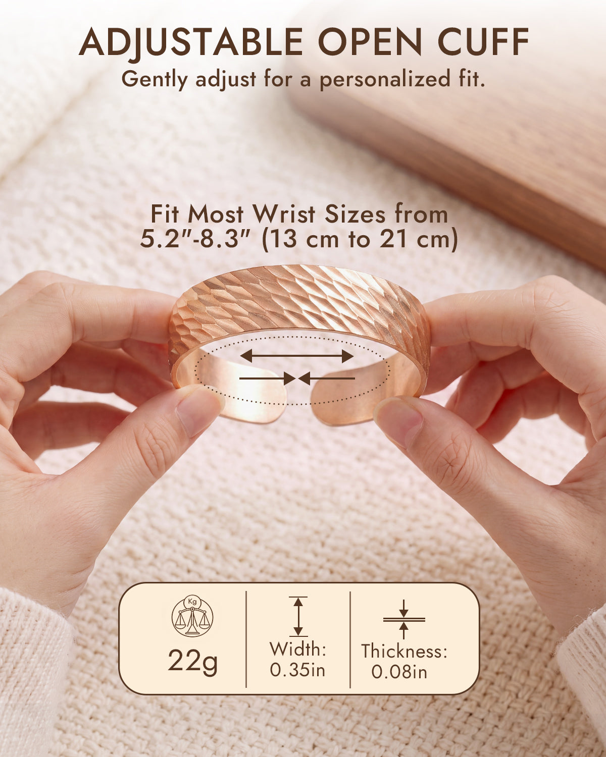100% pure copper bangle
