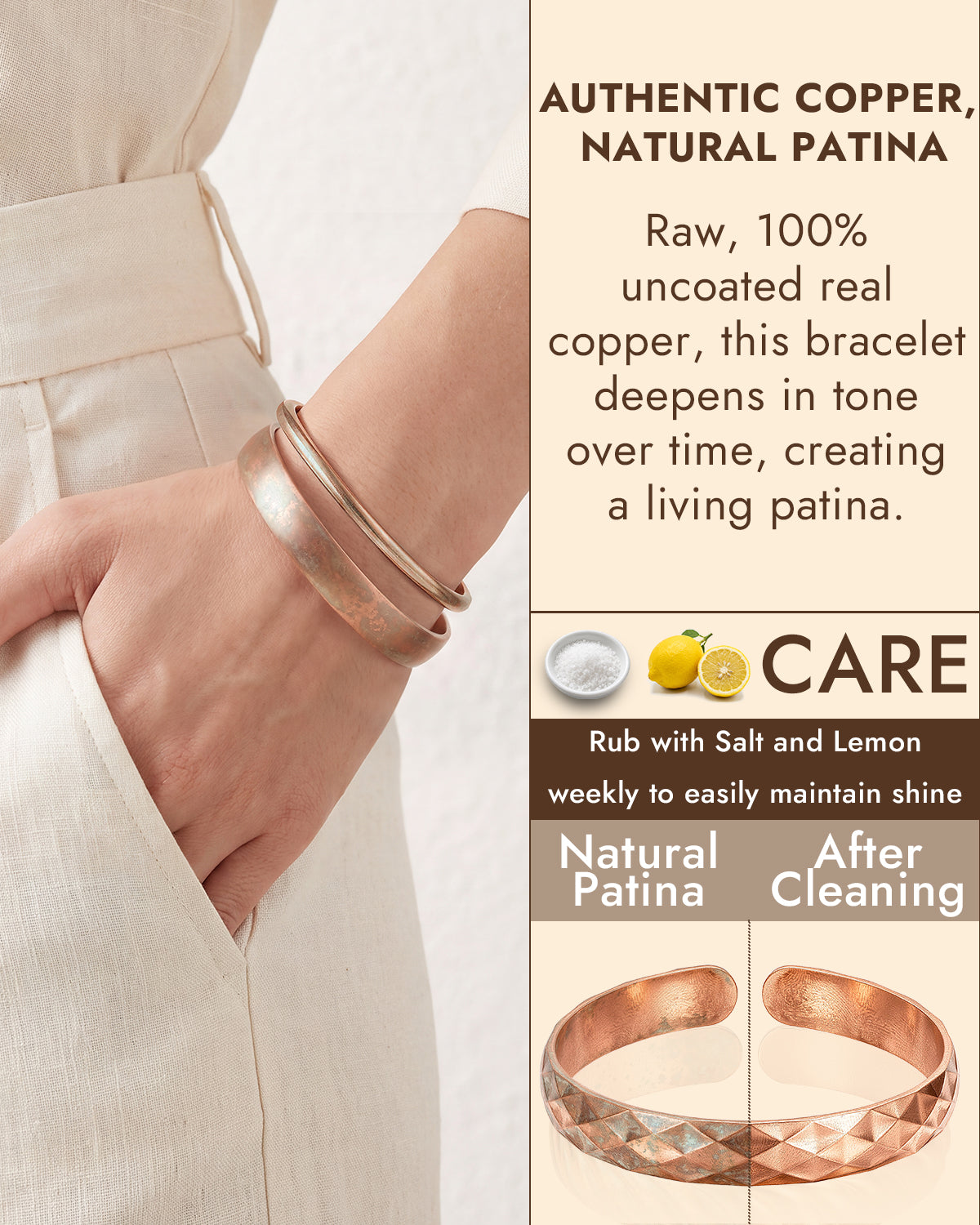 copper bracelet for women