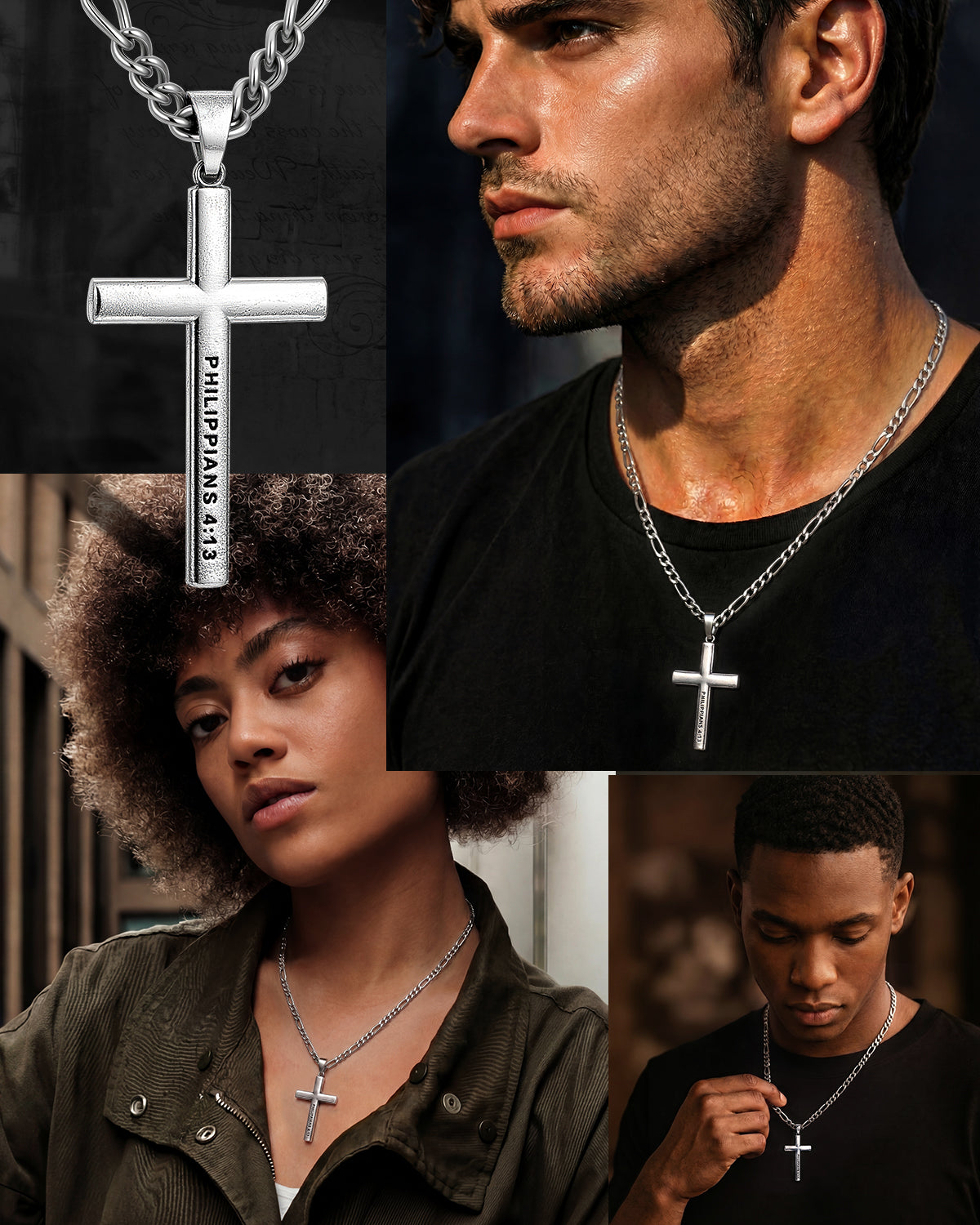 men's cross pendants