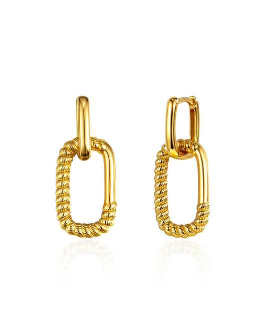 gold hoop earrings