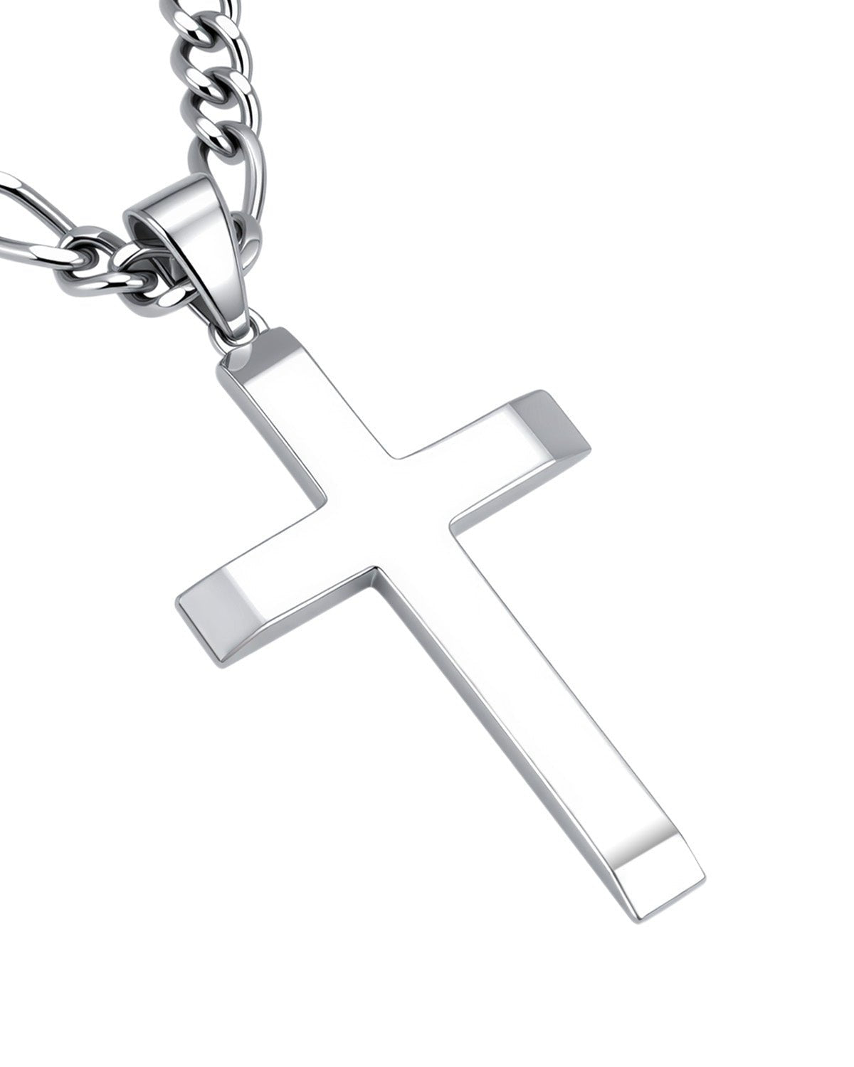 mens cross necklace